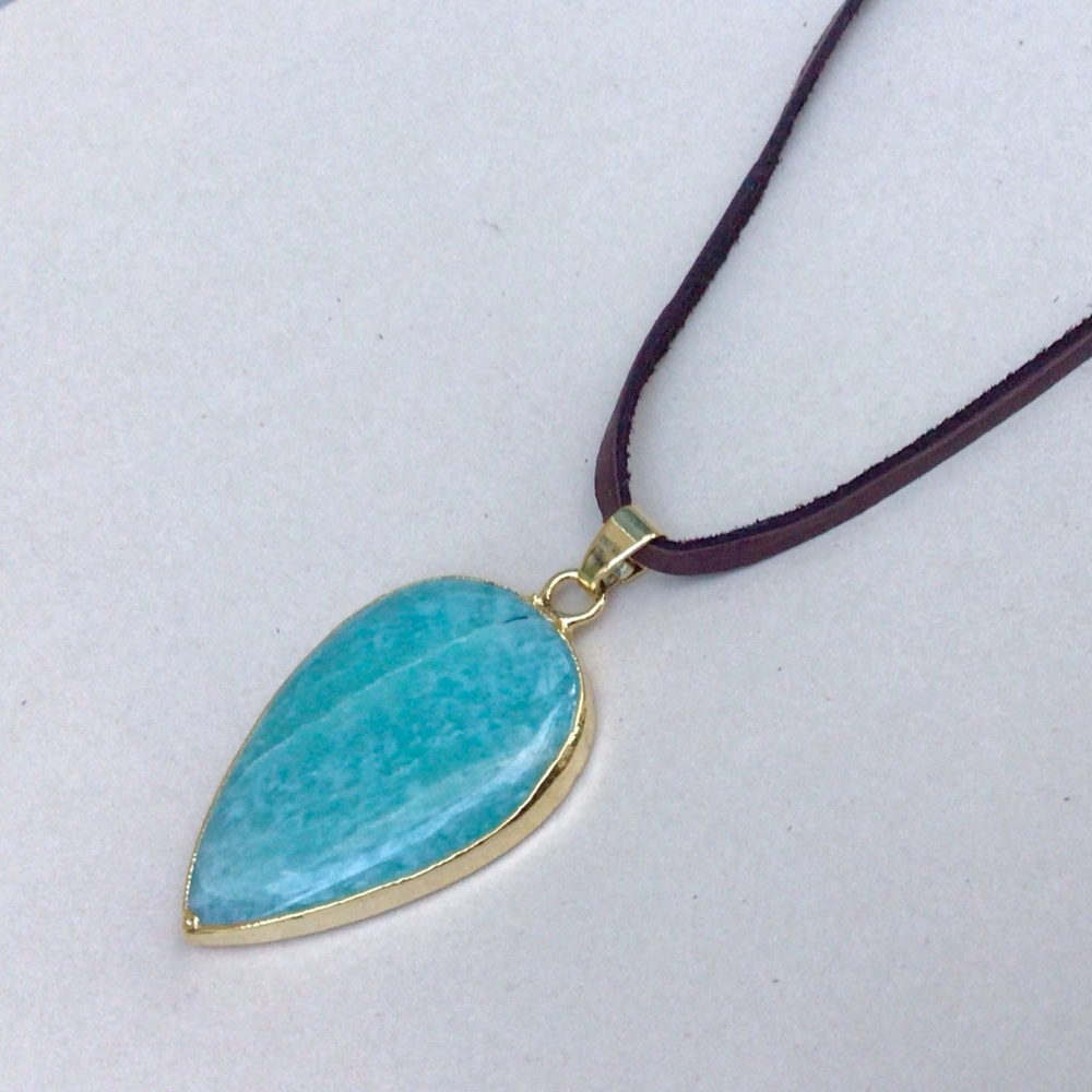 New Sundance Charm Amazonite Necklace